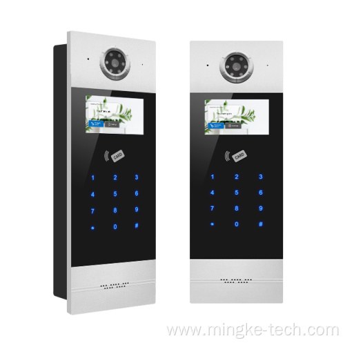 Touch Buttons Multi Apartment Intercom Video Doorbell